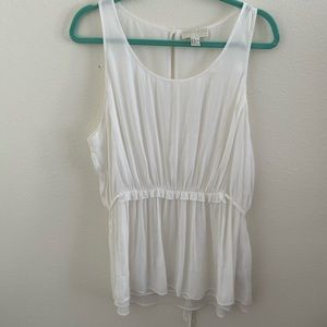 Tie Waist Tank Blouse